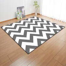 Gray Striped carpet Nordic baby area rug star bedroom living room sofa kids carpet soft parlor dining room tapete customized