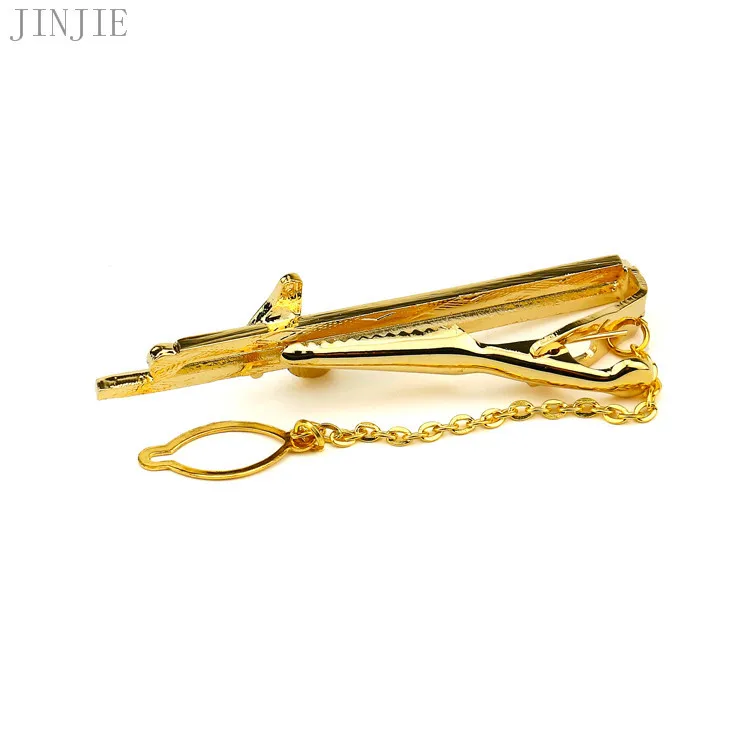 GoldColor Music Notes Tie Clip Artistic Pod