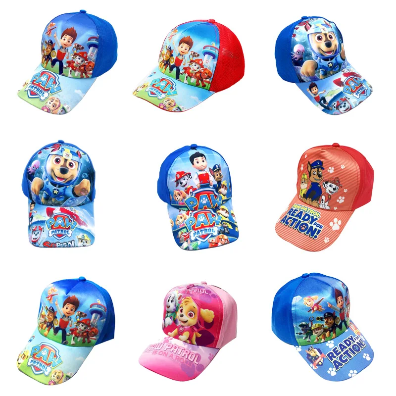 Детская бейсболка paw Patrulla Canina детская для девочек шапка летняя в стиле хип хоп