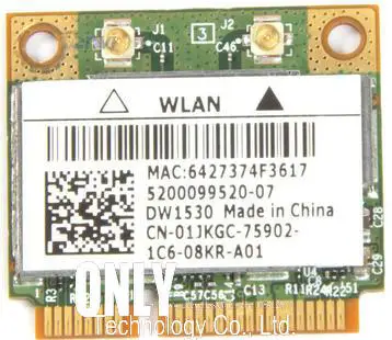 Broadcom BCM4322 Беспроводная 802.11a/b/g/n Двухдиапазонная мини Pci-e Wifi WLAN карта DW1530 для Dell E6420