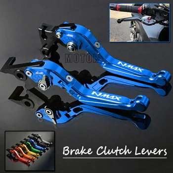 

Motorcycle CNC Aluminum Brake Clutch Foldable Levers For YAMAHA NMAX155 NMAX125 2015-2017 2016 Adjustable Folding NMAX 155 125