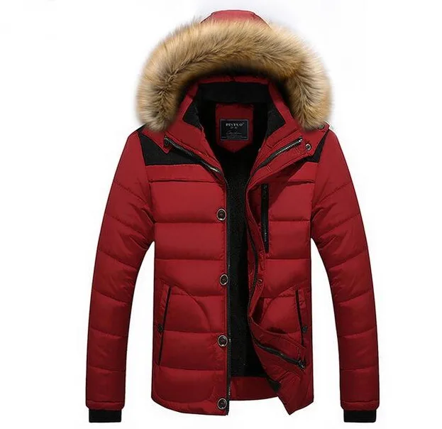 VXO, зимняя куртка, мужское пальто, зимняя парка с меховым воротником, Мужское пальто с капюшоном, мужской пуховик, сохраняющий тепло, подходит для минус 30 градусов Цельсия