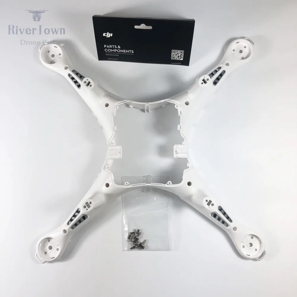 Корпус Корпуса для DJI Phantom 4 Расширенная верхняя крышка Нижняя оболочка шасси с винтом P4 Adv Запасная часть - Цвет: bottom shell