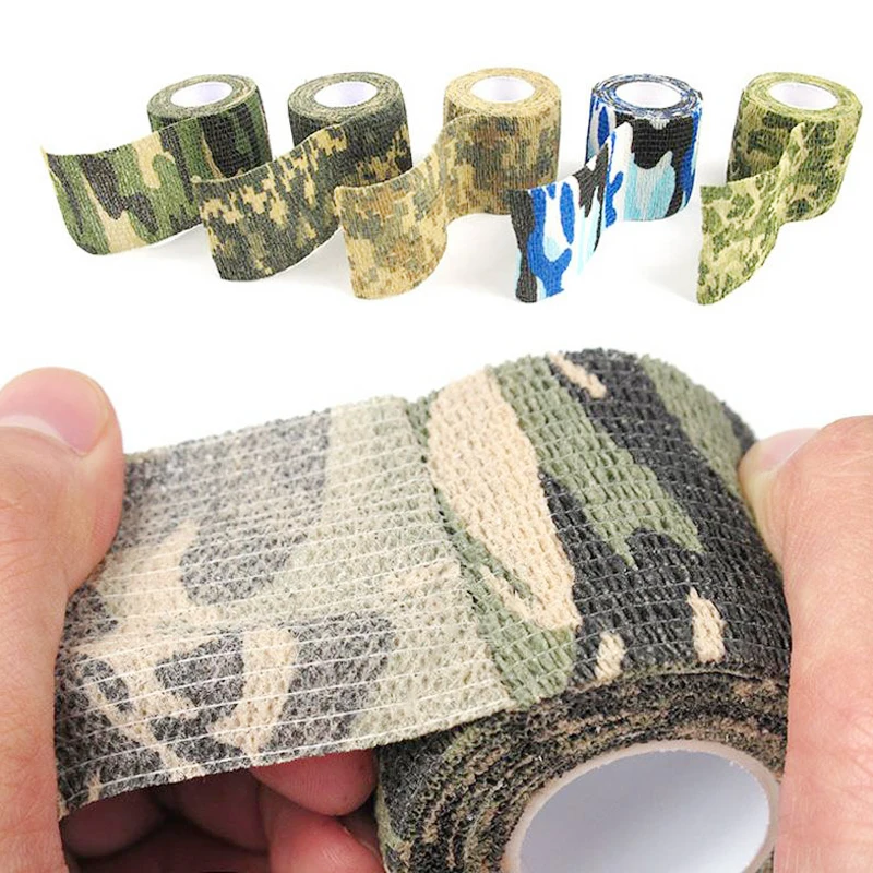 

3pcs Safurance Multifunction Non-Woven Self-adhesive Tape Non-Slip Elastic Bandage Camouflage First Aid kit Accessories DLY003