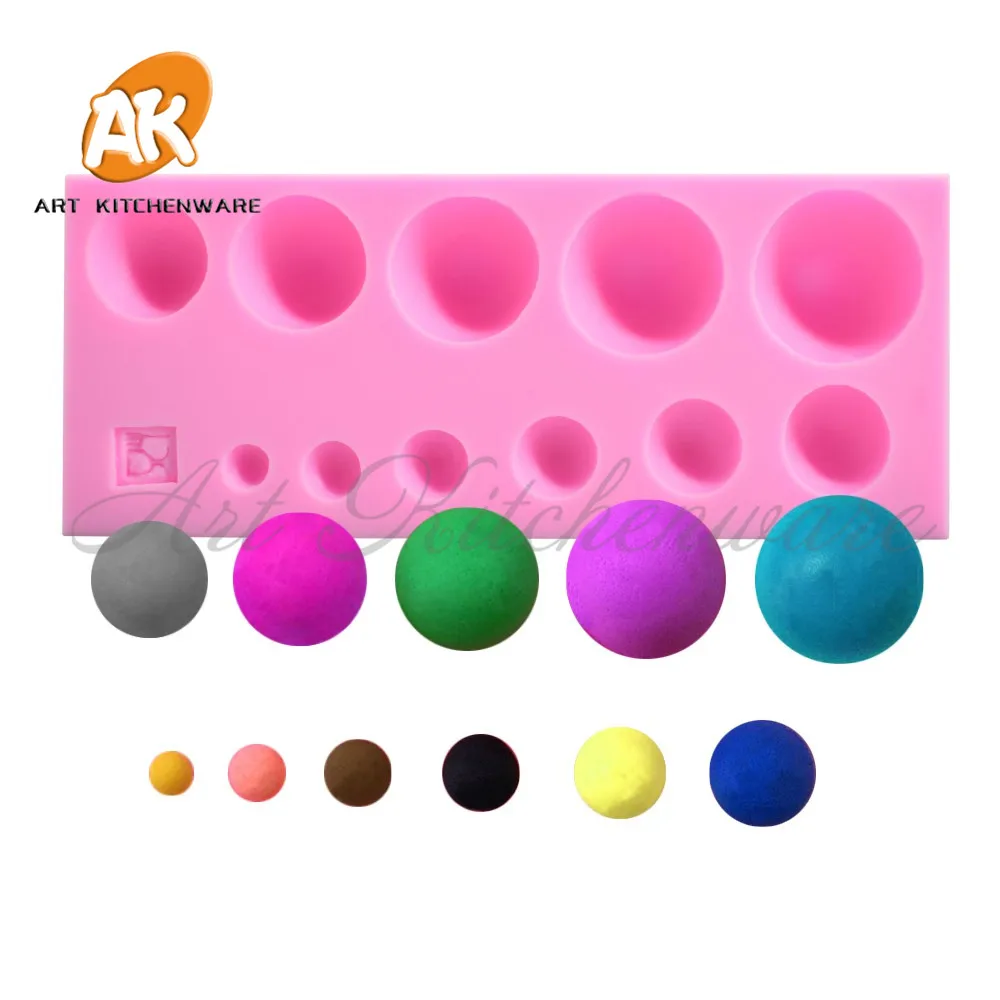 

Multi Sizes Pearl Silicone Molds Fondant Molds Cake Tools Silicone Sugarcraft Mold Bakeware Cupcake Tool Chocolate Molds