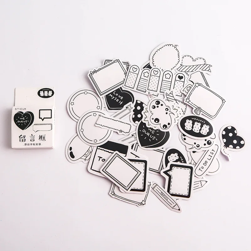 

Cute Message box Bullet Journal Decorative Stationery Stickers Scrapbooking DIY Diary Album Stick Label Sealing sticker