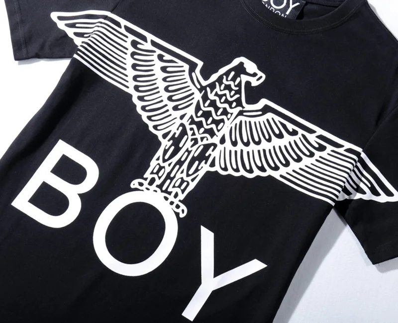 Original Boy London Men Women Black Gold Casual Short Sleeve Tshirt