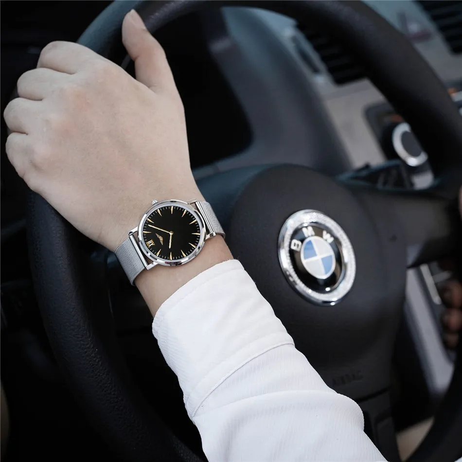 Watch Men GUANQIN Relogio Masculino Gold Simple Mens Watches Top Brand Luxury Ultra Thin Quartz Watch New Year Gifts for Friends (9)