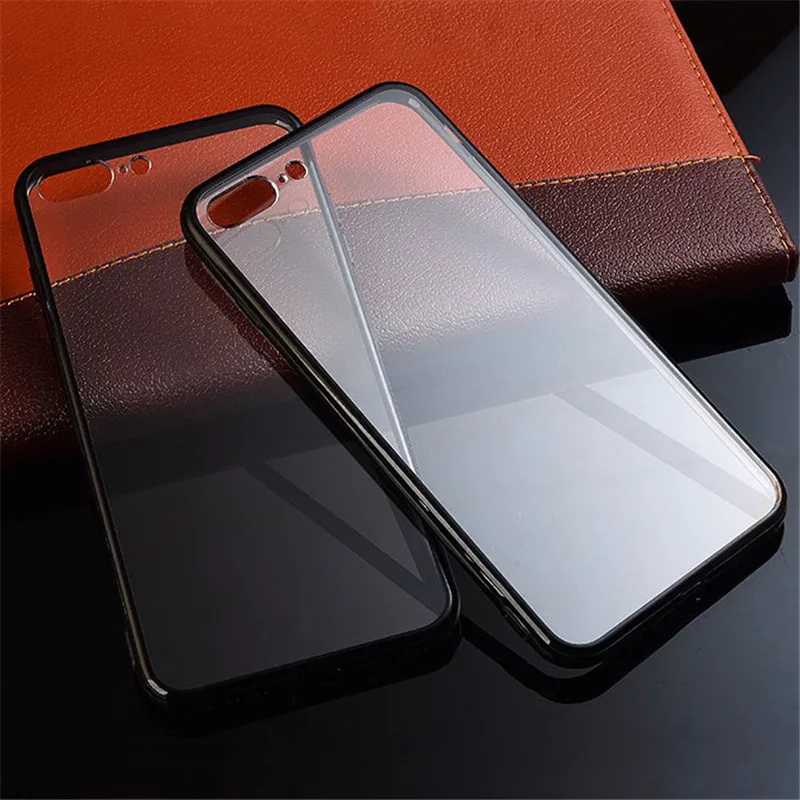 Acrylic Silicone Transparent Reflective Case for Huawei Honor 9 10 Lite 8 20 Pro Cover |