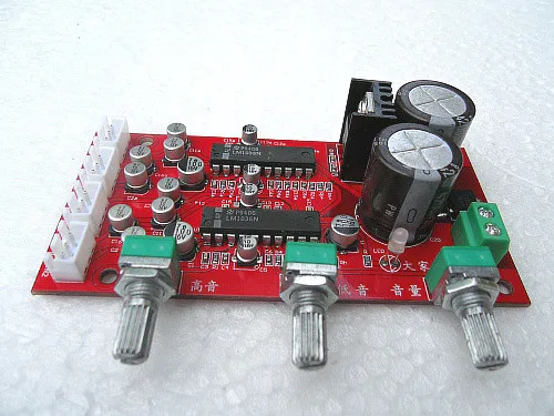 Универсальная высококачественная 4,0 канальная LM1036 тональная плата предусилителя материнская плата регулятор громкости высоких частот басов простая установка
