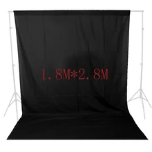 ASHANKS Photography Backdrops Black Screen 1.8*2.8m Photo Background for Photo Studio 6FT*9FT Backdrop for Camera Fotografica