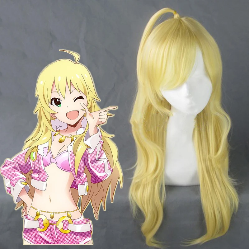 

Anime THE IDOLM@STER CINDERELLA GIRLS Cosplay Wigs Hoshii Miki Cosplay Heat Resistant Synthetic Wig Hair Halloween Party