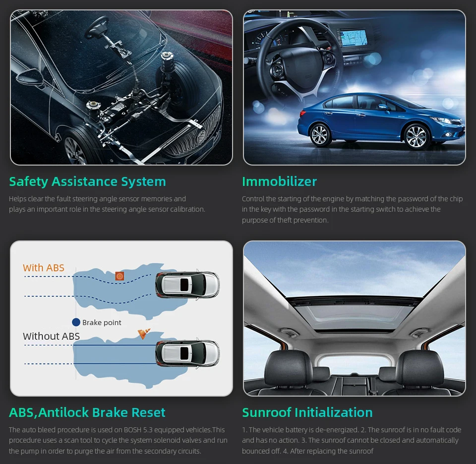 VDIAGTOOL VT360 OBDII Автомобильный диагностический инструмент ABS подушка безопасности SAS BRT EPB DPF TPA TPMS Immo сброс масла инжектор OBD2 автомобильный сканер