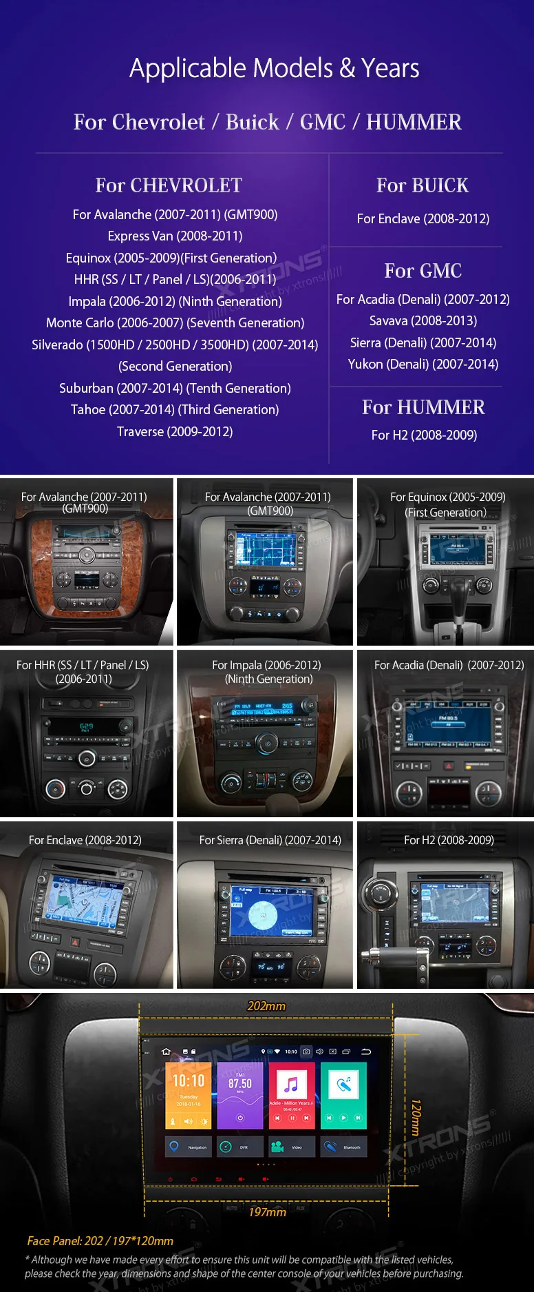 Flash Deal 8" Android 8.0 Octa Core Car Stereo Radio Player GPS Multimedia for Chevrolet Suburban Tahoe Impala Buick Enclave GMC HUMMER 1