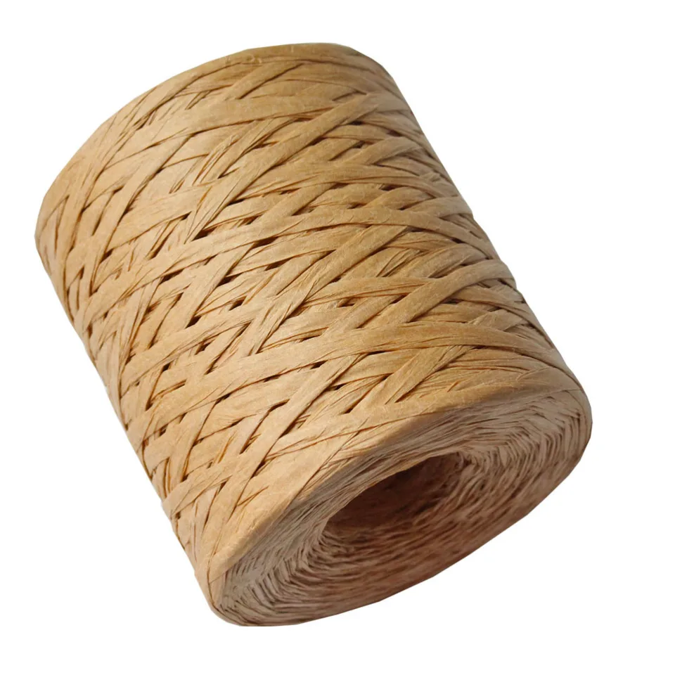 500 g natural Paquete de rafia natural en bolsa para envolver regalos