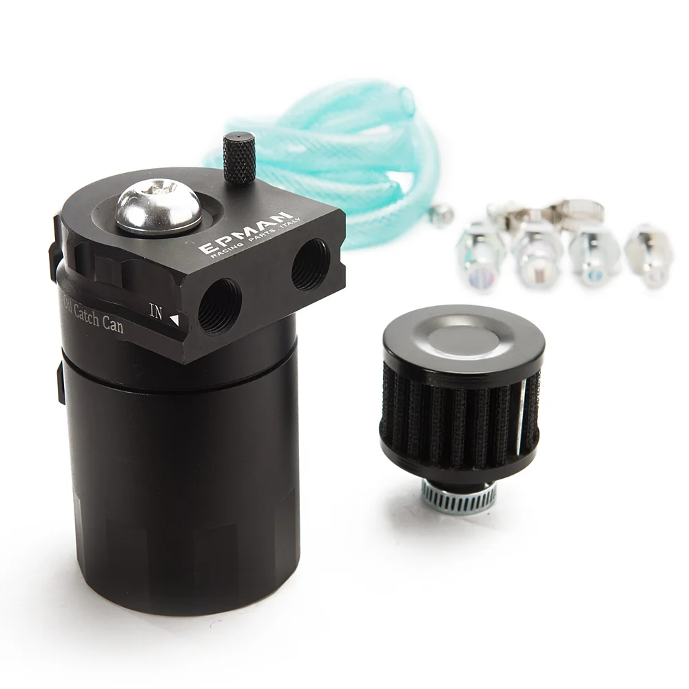 

Oil Catch Tank Racing Oil Tank /Oil Catch can Polished Oil Reservoir Catch Can Tank With Breather Filter TK-JYH08-AF