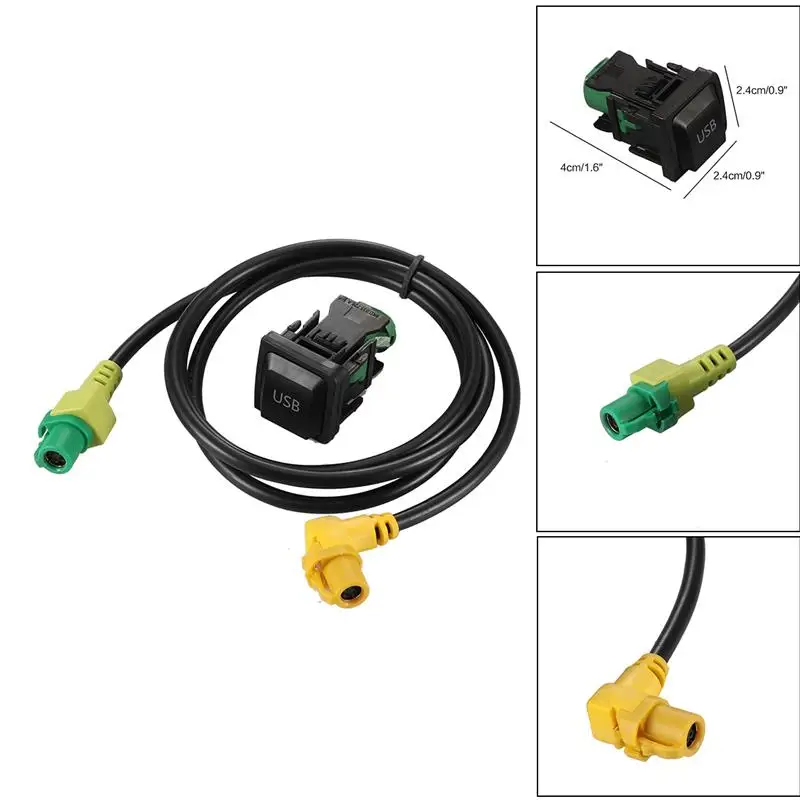 Автомобильный USB адаптер аудио кабель переключатель разъем Aux для RNS315 RCD510 Magotan L POLO