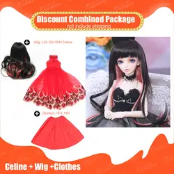 OUENEIFS 1/4 BJD SD кукла Fairyland Minifee Celine с париком красивая одежда скидка в сочетании посылка пакет FL Мода смолы игрушечные лошадки