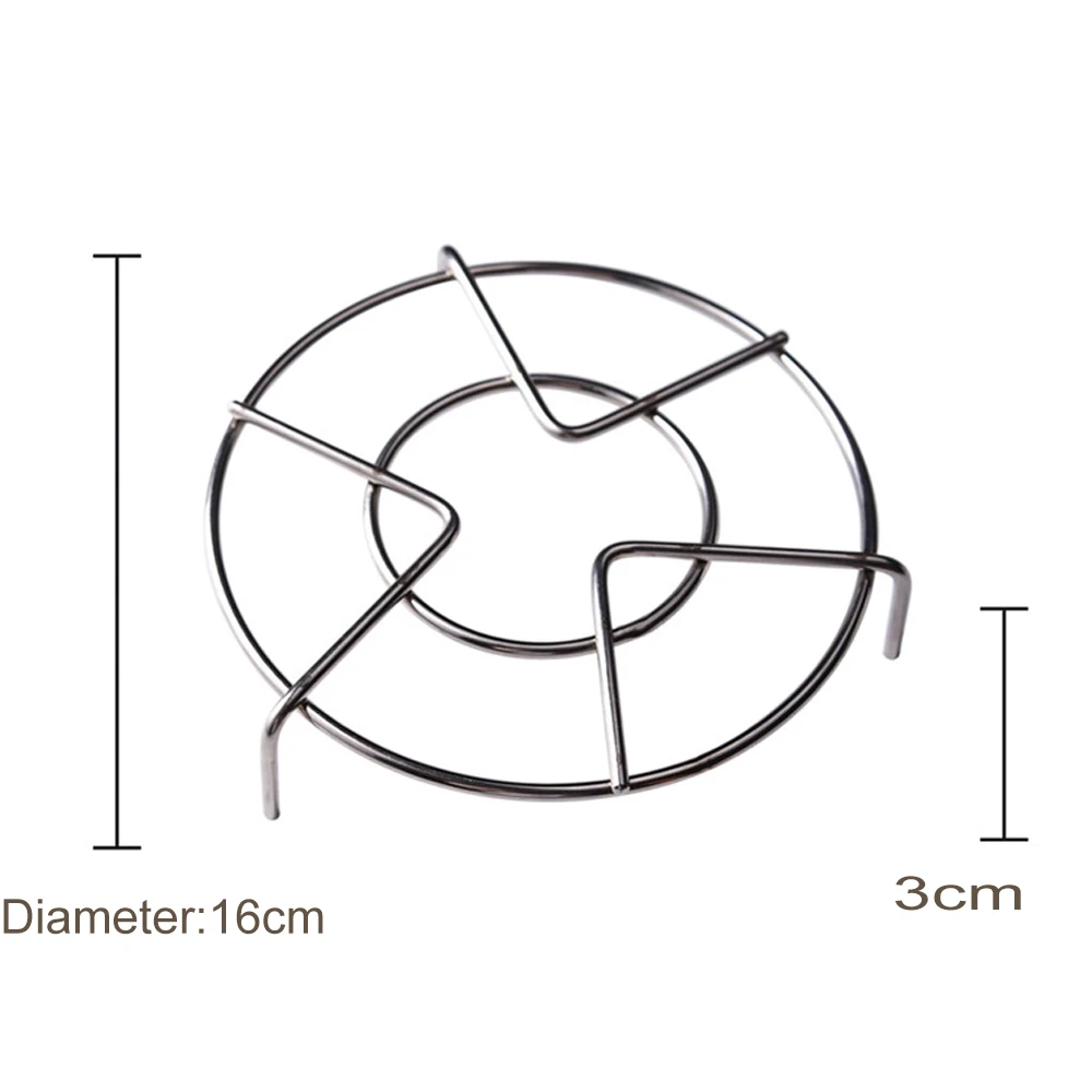 Громких Кухня пара подставка круглая Нержавеющая сталь серебро Пособия по кулинарии Ware паром стойку посуда