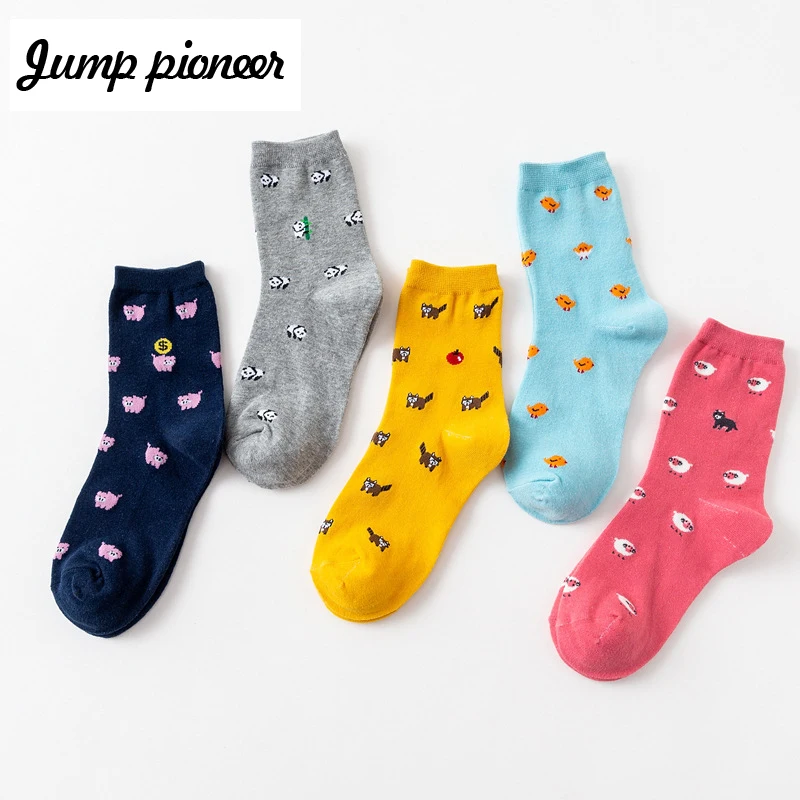 Новое поступление Для женщин носки Высокое качество животных носки с мультяшным рисунком милые носки для девочек Повседневное Harajuku Для