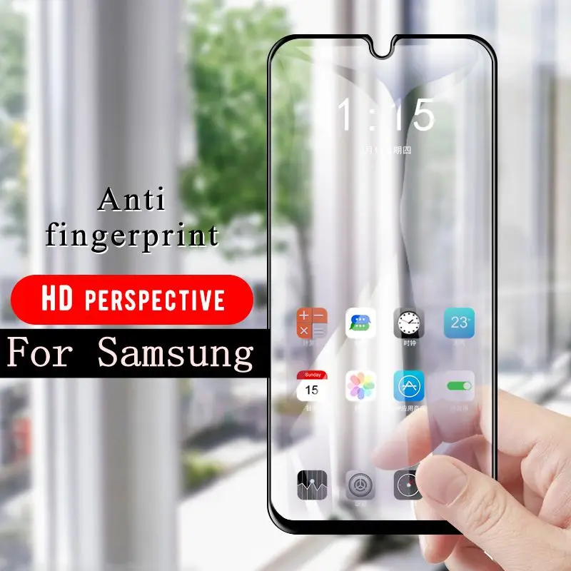 

Two Pieces Glass For Samsung Galaxy A30 A40 A50 A70 M30 M40 Screen Protector Anti-Scratch 9H Hardness Screen Protective Glass