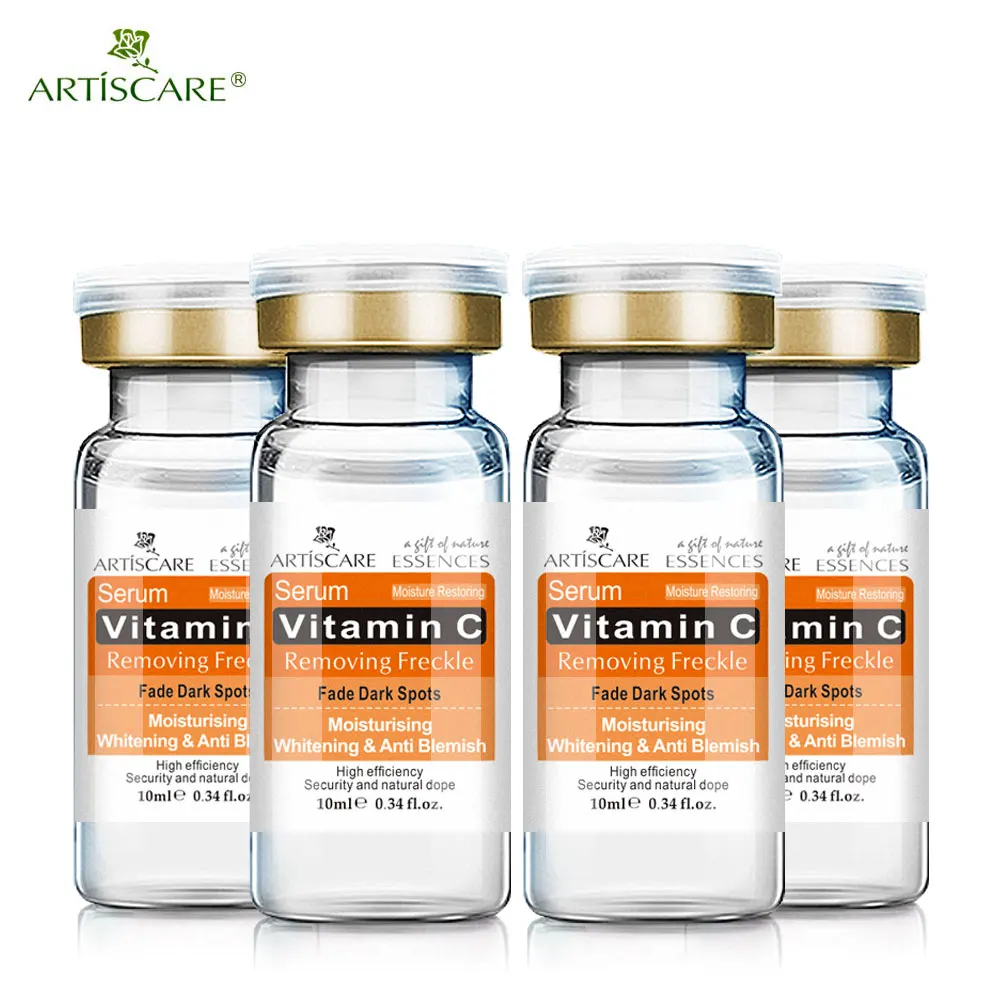 

ARTISCARE Vitamin C 4PCS Hyaluronic Acid Serum Anti-Aging Whitening Snail Remover Freckle Speckle Fade Dark Spots Face Cream