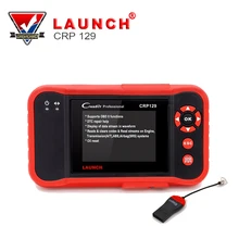 Оригинальный Launch X431 Creader CRP129 авто сканер OBDII диагностический инструмент авто читальный инструмент кодов Поддержка 4 Системы для BMW для Audi