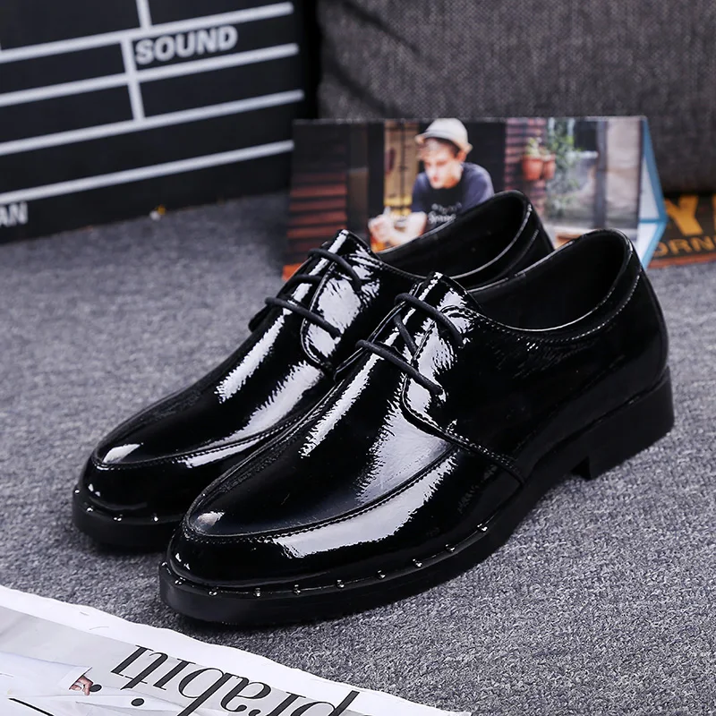 Туфли Мужские Лакированные Черные Купить