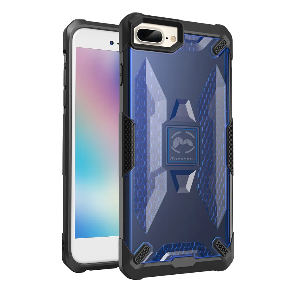 

Miesherk Case for iPhone 8 Plus / 7 Plus / 6 Plus Case Hard Shell Solid PC Back Light Thin Skid-proof Anti-Scratch Hybrid