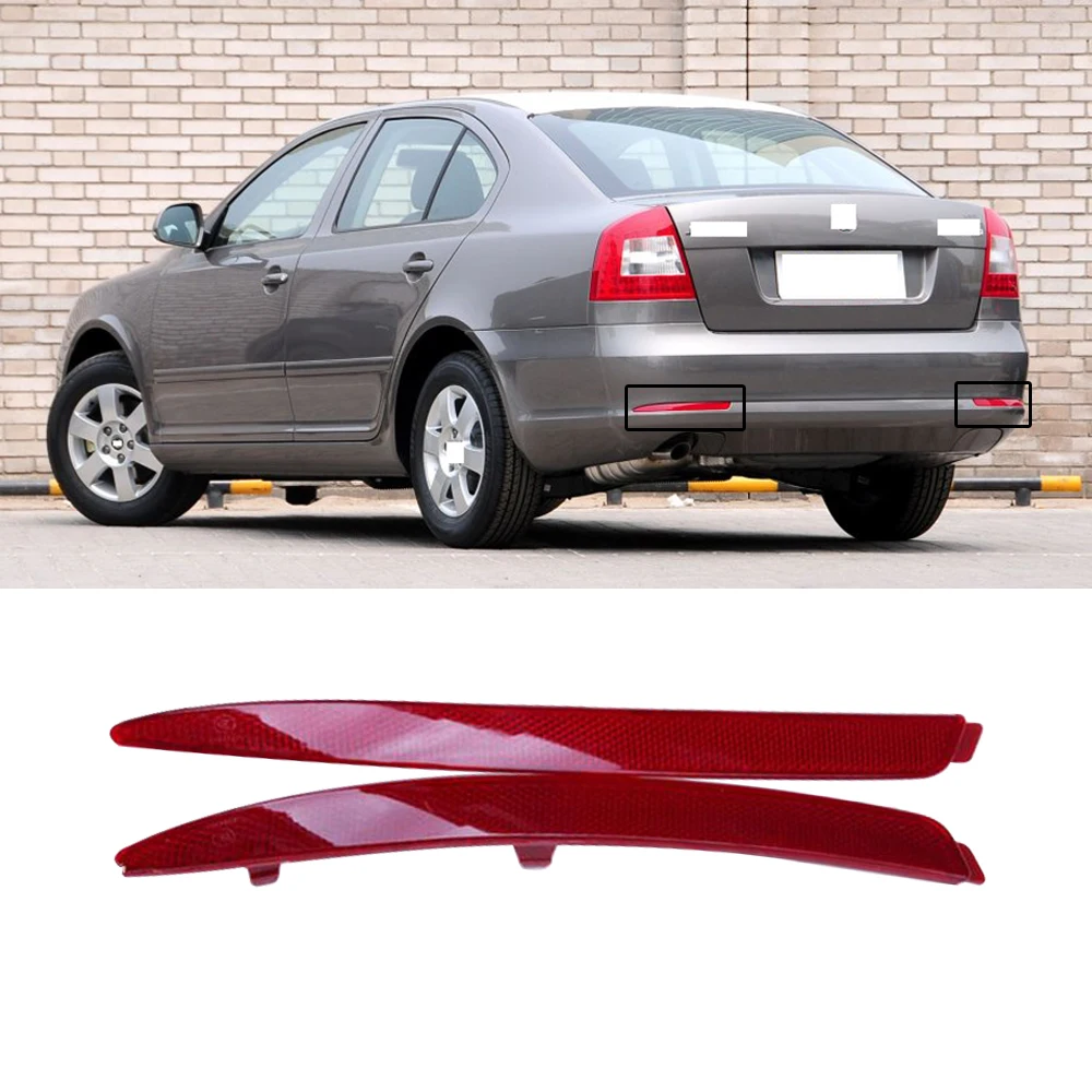 Светосветильник жатель заднего бампера CAPQX для Skoda Octavia 2010 2014 1 шт.|Сигнальная