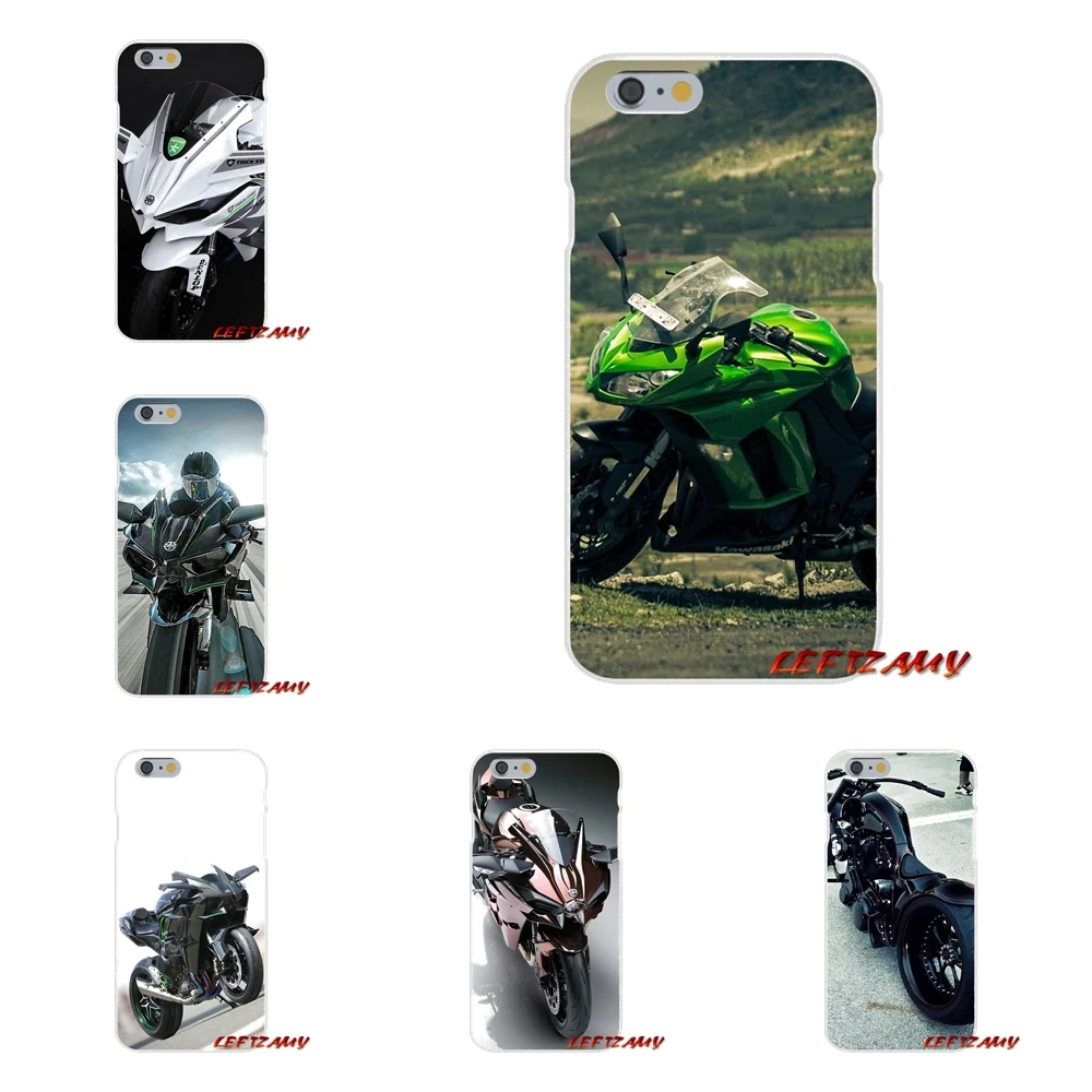 Transparent Soft Cases Covers For Huawei P8 P9 P10 Lite 2017 Honor 4C 5X 5C 6X Mate 7 8 9 10 Pro Kawasaki Ninja Sport Motorcycle | Мобильные