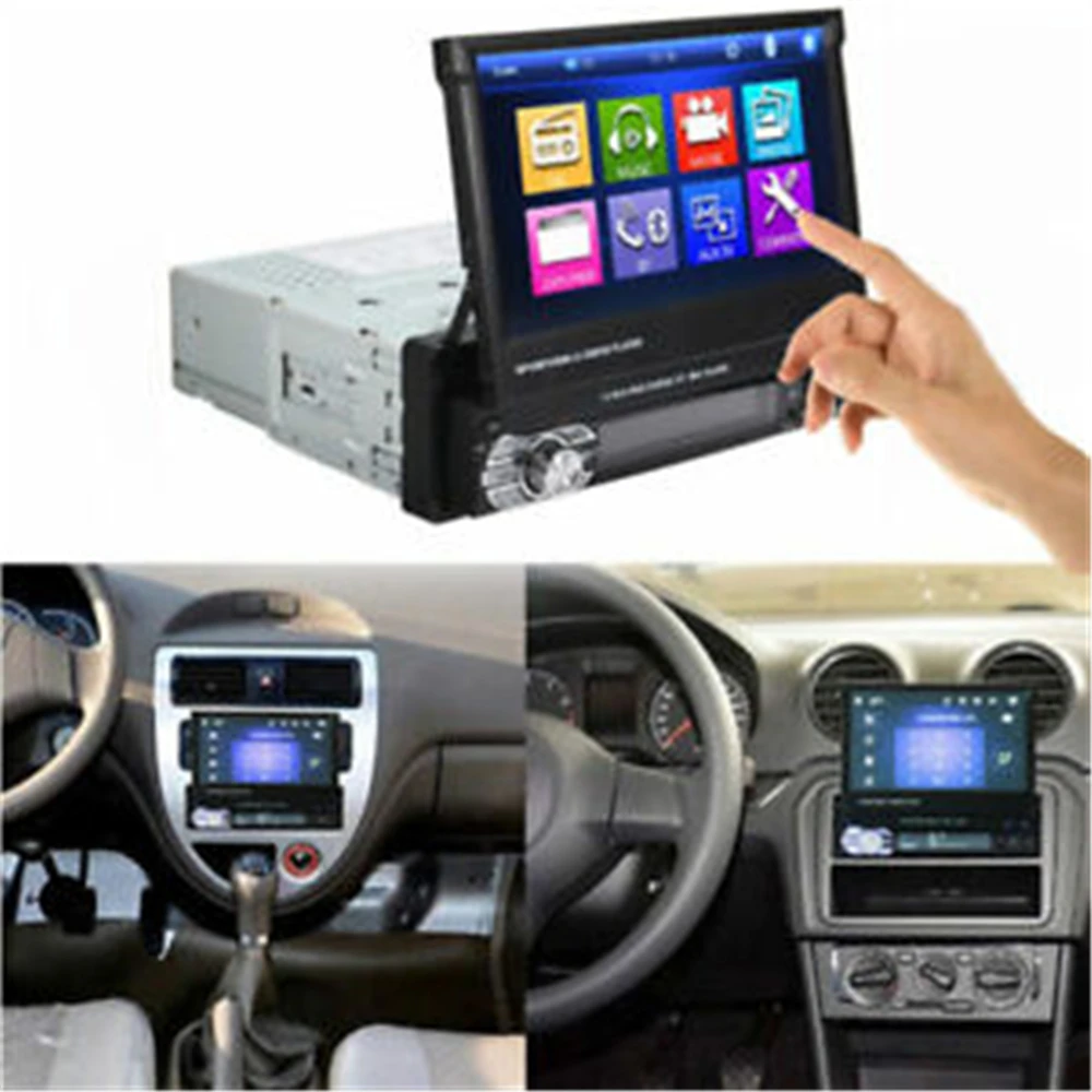 Podofo 1din Car Radio GPS Navigation 7\
