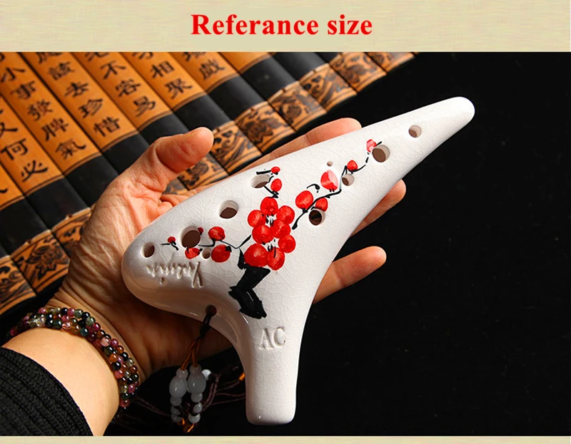 12 отверстий Alto C Key Ocarina Flute Legend of Zelda flute ручной рисунок шаблон Профессиональный