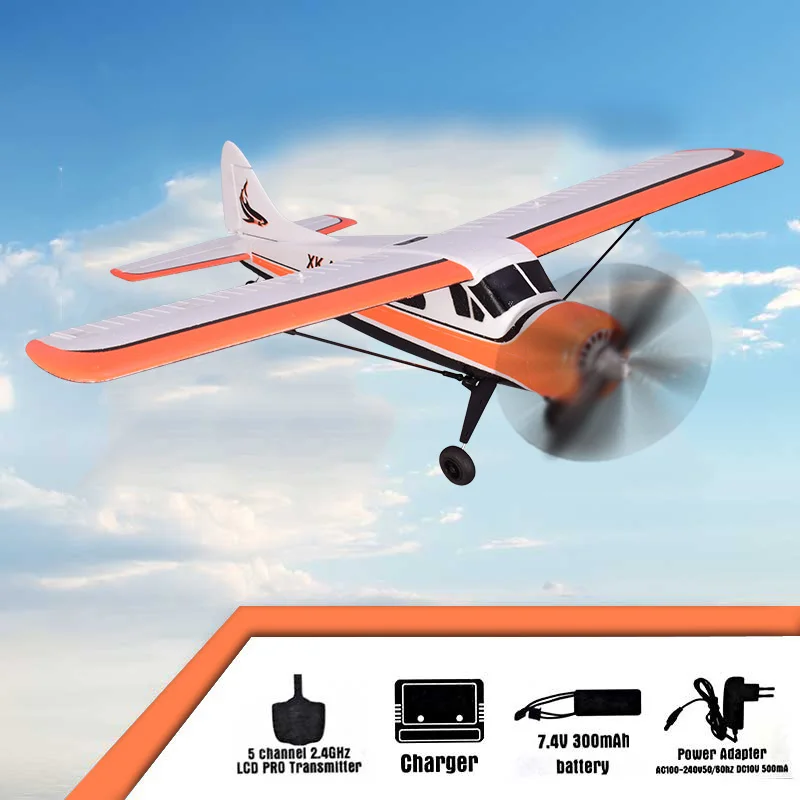 XK DHC 2 A600 Wltoys X4 передатчик 4G 5CH бесщеточный 3D6G система самолет совместим с FUTABA S FHSS RC