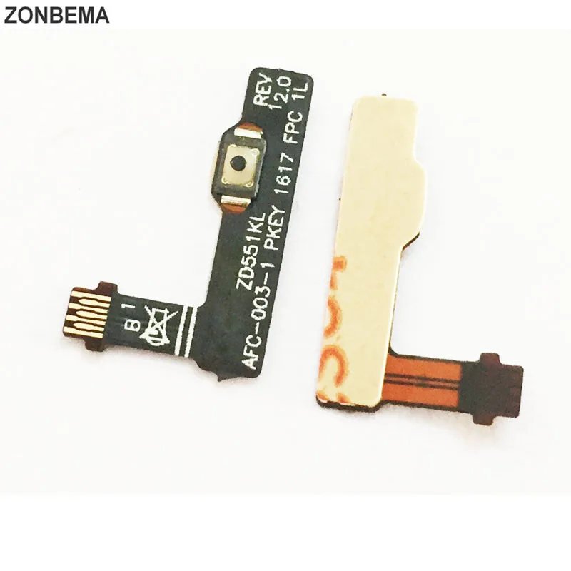 ZONBEMA 50 шт. для Asus Zenfone Selfie ZD551KL ZD550KL Z00UD переключатель питания ВКЛ./ВЫКЛ. Гибкий
