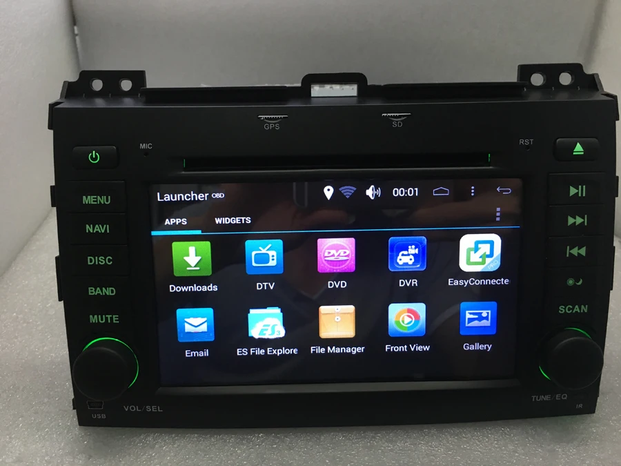 7 &quot1024*600 Android 6.0 dvd плеер автомобиля для Toyota Land Cruiser Prado 120 2002 2009 GPS navi Радио BT WiFi 16