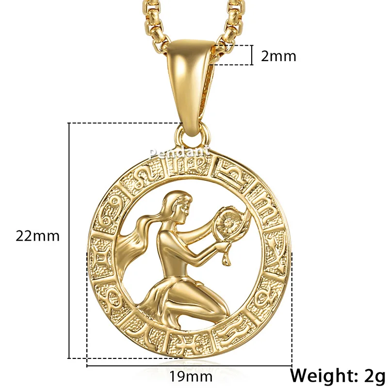 Gold Pendant Necklace 