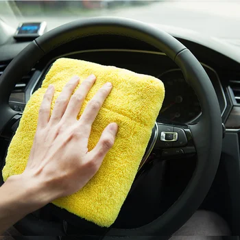 

30*30CM Car Wash Microfiber Towel Car Cleaning Drying Cloth for Renault Koleos Clio Scenic Megane Duster Sandero Captur Twingo