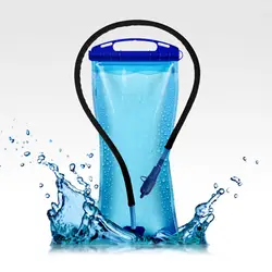 2L Портативный синий воды мочевого пузыря сумка Гидратация Отдых Пеший Туризм Спорт на открытом воздухе 39*17,5*0,76 см