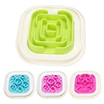 

Pet Dog Slow Eating Food Bowl for Dog Puppy Intelegent Training Food Bowl Maze Pattern Anti-choke Feeder Pet Dog Accessories
