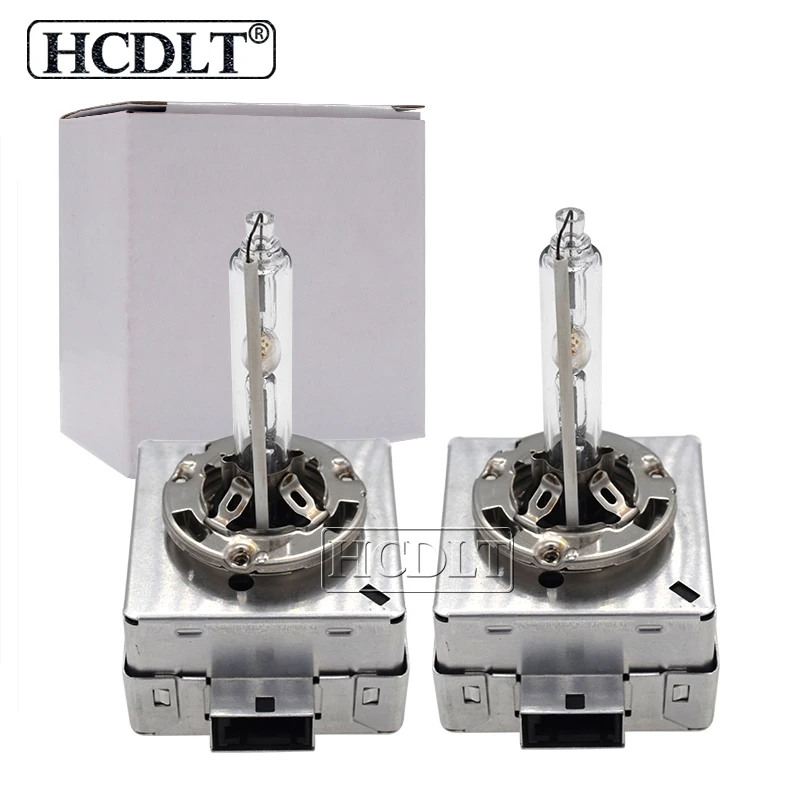 HCDLT Car Headlight 35W HID Xenon Bulb D1S 6000K 55W D3S 8000K 4300K 5000K D1S D3S Xenon HID Lamp Metal Claw Auto Headight Bulbs (3)
