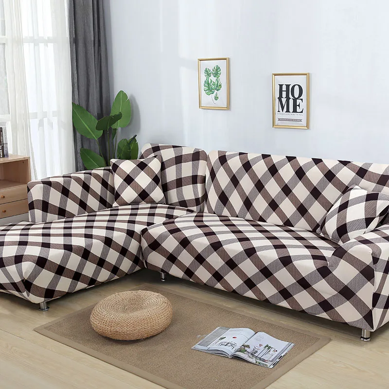 Современный диван-кровать для секционные L образный диван Чехлы для Гостиная эластичный стрейч диван Ipad Mini 1/2/3/4 местный - Цвет: Color 7