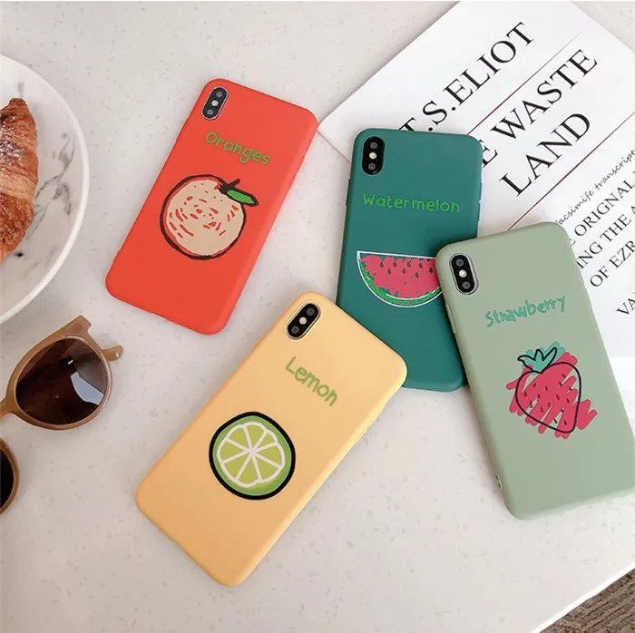 

Gimfun Summer Fresh Fruit Pineapple Case for Iphone Xr Xs Xsmax 6s 7 8 Plus Soft Tpu Silicone Phone Cases Coque Capa