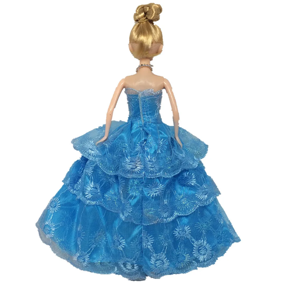 NK/один предмет; свадебное платье принцессы; благородное вечернее платье для куклы Барби; Модный дизайнерский наряд; лучший подарок для девочки; кукла смешанного стиля; JJ