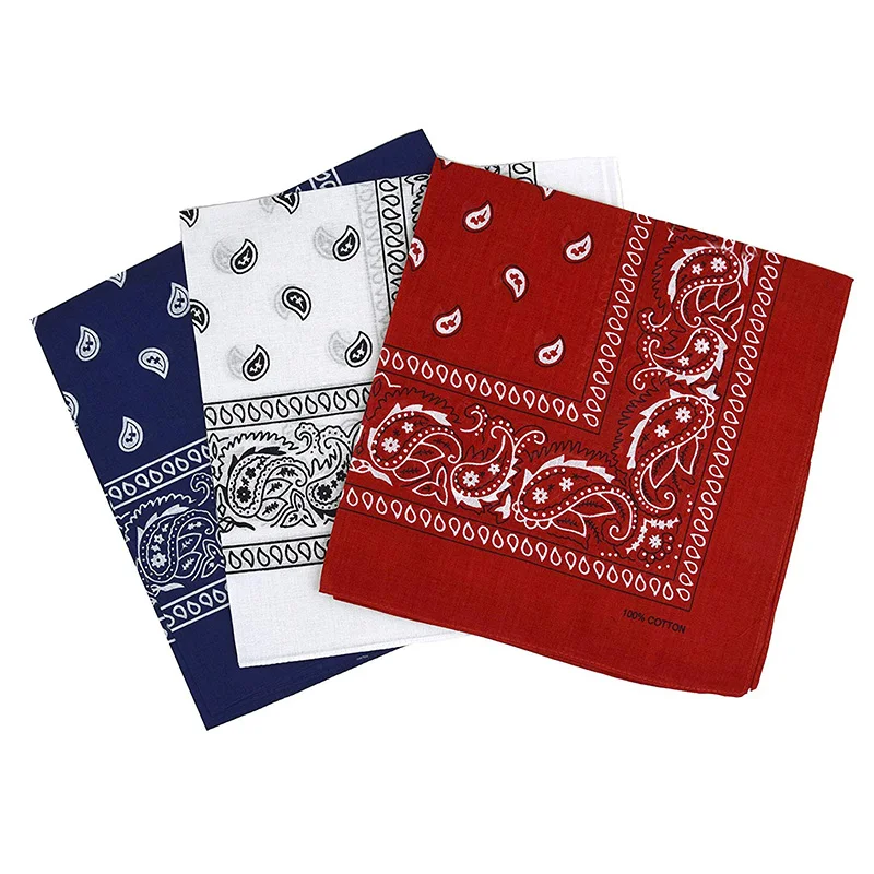 

Set of 3 bandanas Paisley Man and Woman 57 x 57 cm