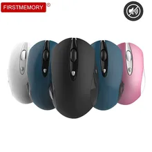 Беспроводная оптическая мышь Mini Silent Click mouse 1600 точек/дюйм эргономичная компьютерная игровая мышь с usb-приемником для ПК ноутбука
