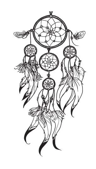 

Dream Catcher Temporary Tattoo Sticker Waterproof Women Girls Kids Shoulder Arm Fake Tattoos 10.5X6cm