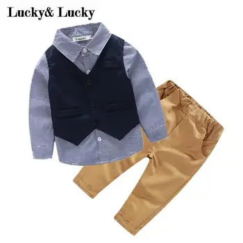 

(3pcs/set) baby boys clothing set gentleman baby clothes baby boys party newborn baby clothing boy