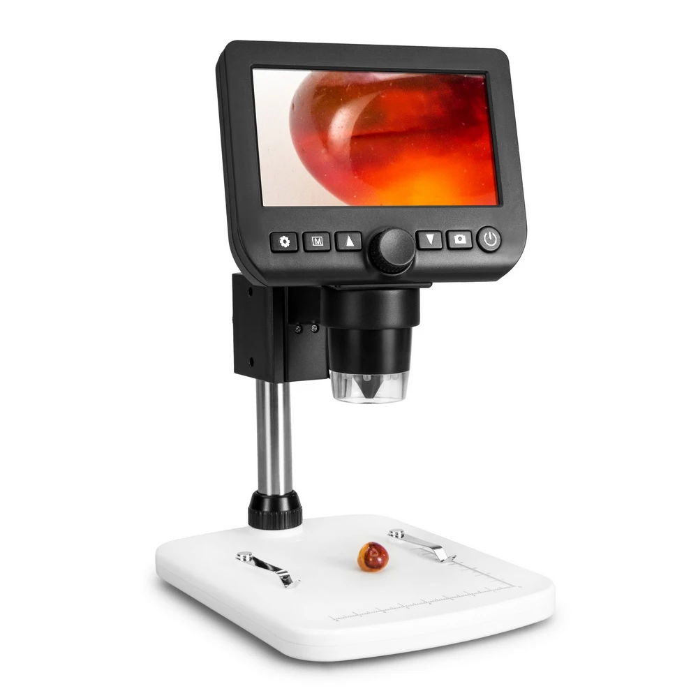 

Digital Video Microscope 800X 4.3inch 3.0MP LED Magnifier microscopio for Mobile Phone Maintenance Industrial Inspection +Stand