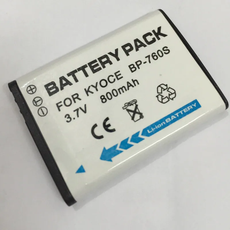 BP-760S BP760S литий-ионный аккумулятор BP 760S литиевые батареи для Kyocera i4R i4RB i4RBK Батарея